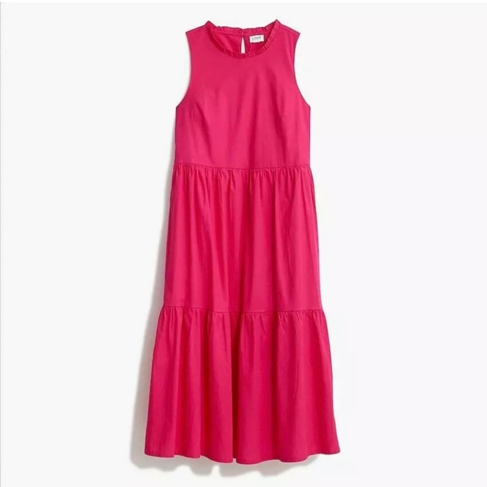 J. Crew tiered sleeveless dress